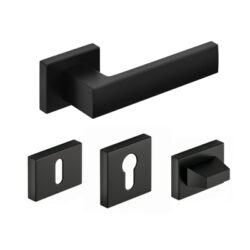 Metal Bud Cube Premium - matt fekete kilincsek | Jola
