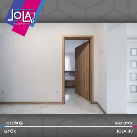 CPL Plus beltéri ajtó natúr tölgy Győrben, JOLA kivitelezés