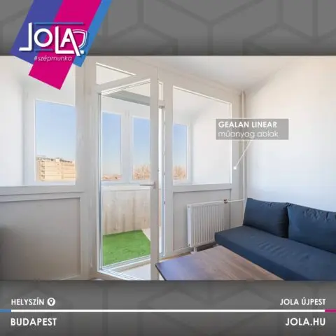 Gealan Linear műanyag ablak és ajtó Újpesten, Budapesten