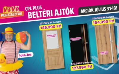 BELTÉRI AJTÓK AKCIÓJA JÚLIUSBAN!
