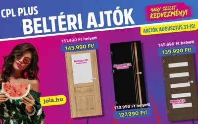 Cpl plus beltéri ajtó akció augusztus