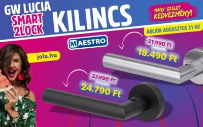 Kilincs akció augusztusban