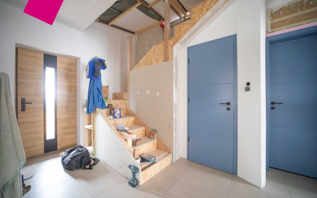 Marcali Rainbow festett beltéri ajtó – soproni munkánk