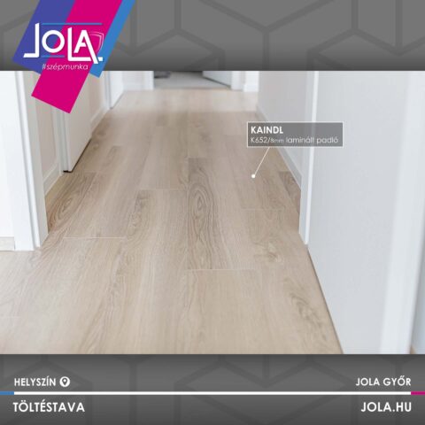 KAINDL K652/8mm laminált padló Töltéstaván, modern stílusban