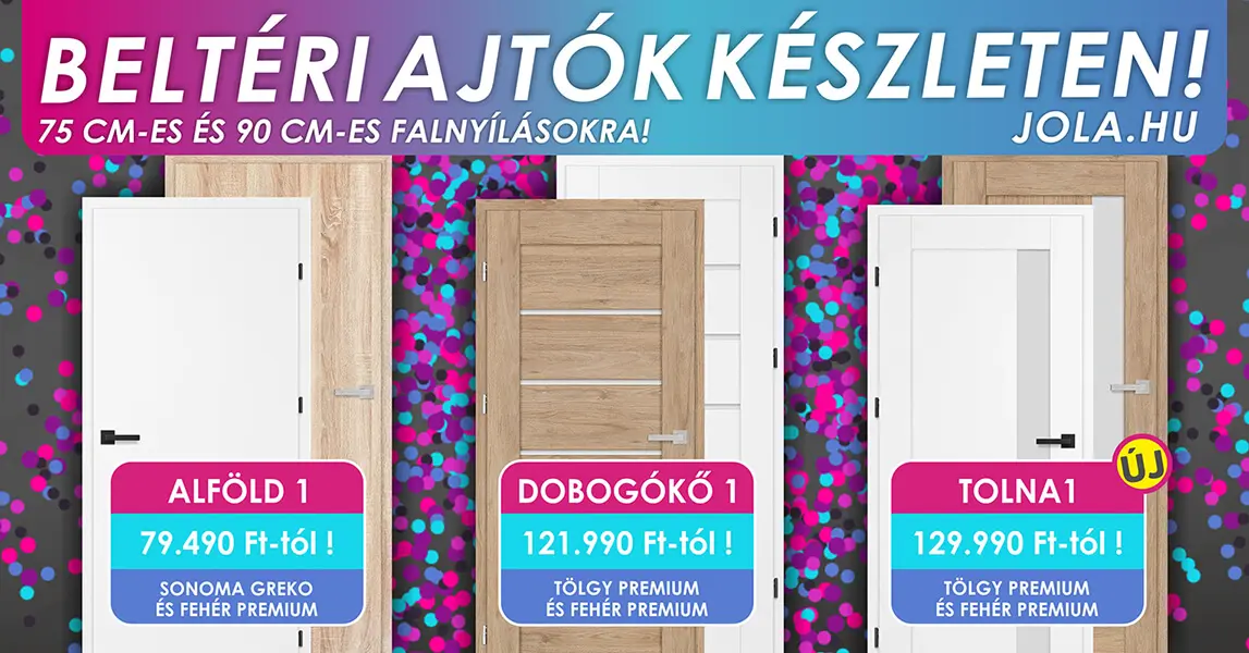 Készletes beltéri ajtók