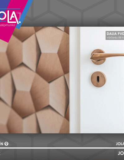 Rainbow Gödöllő beltéri ajtó vörösréz Maestro kilinccel, Győr