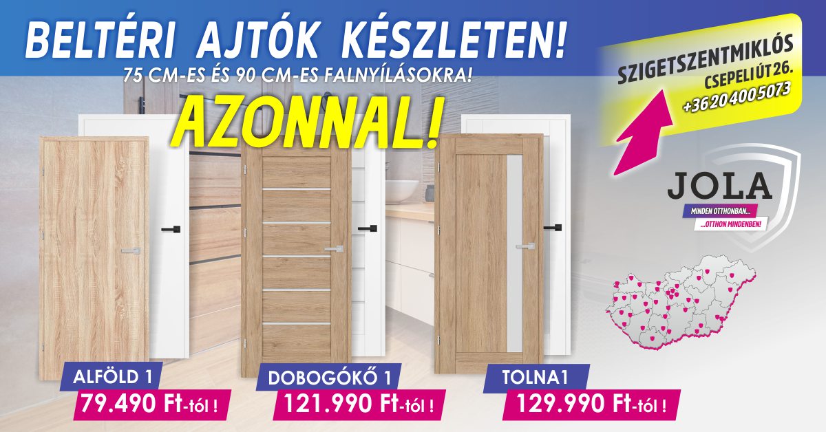 JOLA készletes beltéri ajtó akció