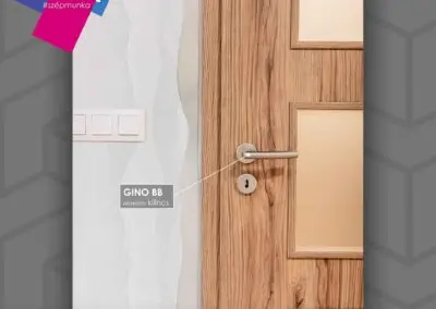 Basic CPL Kispest beltéri ajtó natúr tölgy, savmart üveggel, Maestro kilinccsel Zalaegerszegen