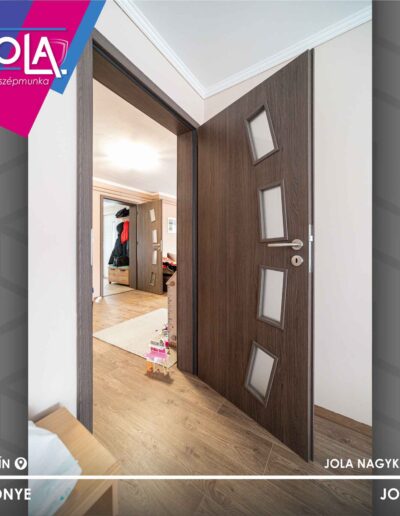 Basic CPL Komárom ajtó antracit tölgy színben, Gino Maestro kilinccsel, Böhönye