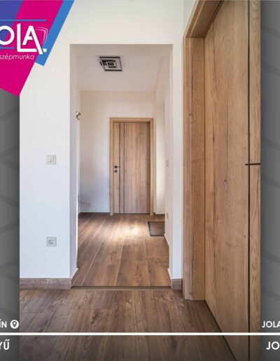 Rhino A-2 intarziás beltéri ajtó Halifax natúr tölgy színben, Gönyű.