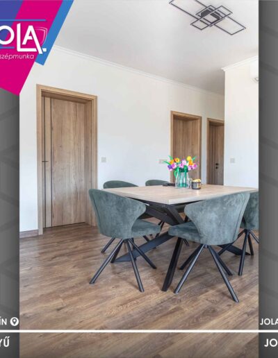 Rhino A-2 beltéri ajtó Halifax natúr tölgy, fekete csíkkal, Gönyű otthon