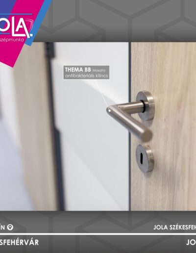 Rhino-Atvyn A-1 beltéri ajtó antibakteriális kilinccel, Székesfehérvár