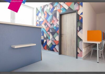 Rhino-Atvyn A-1 ajtó halifax fehér tölgy színben, gyémántszürke tokkal, Székesfehérváron