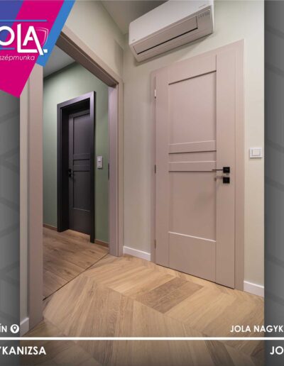 Rhino S-3, S-4 beltéri ajtók gyémánt szürke és kasmír színben, Nagykanizsa, Maestro kilinccsel