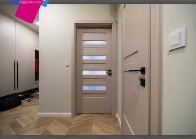 Rhino beltéri ajtók gyémánt szürke és kasmír színben, Nagykanizsa, Maestro Ibiza kilinccsel