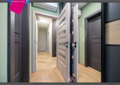 Rhino S-3 S-4 beltéri ajtók gyémánt szürke és kasmír színben, Nagykanizsán.