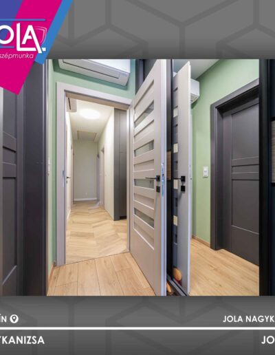 Rhino S-3 S-4 beltéri ajtók gyémánt szürke és kasmír színben, Nagykanizsán.