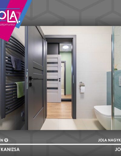 Rhino S-3 és S-4 beltéri ajtók kasmír, gyémánt szürke színekben, Nagykanizsán, Maestro Ibiza kilinccsel.