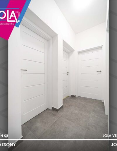 CPL Plus beltéri ajtók Tótvázsonyban: Dobogókő kulcslyuk nélkül, Mátra széles falnyílásba.