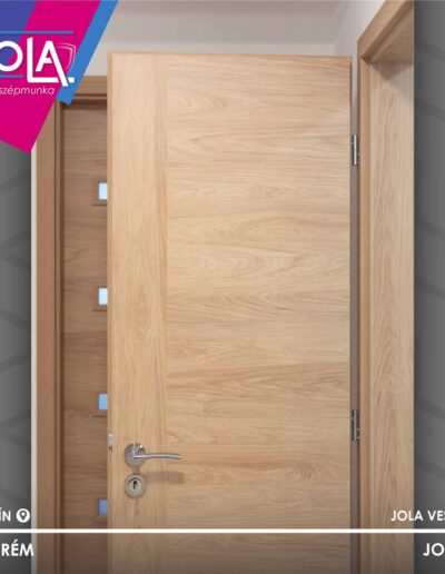 Beltéri ajtó Veszprém, Maglód H típus, vegyes szálirányú minta, natúr Hickory