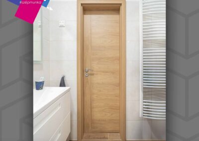 Beltéri ajtó Veszprém, Maglód H típus, natúr Hickory színben, Basic CPL