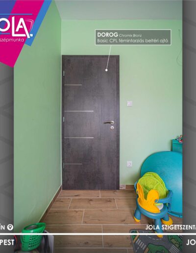 Basic CPL Dorog beltéri ajtó Chromix Bronz színben, Budapesten