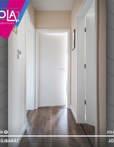 Festett MDF Sárvár beltéri ajtó Győrújbarát, festett ajtó RAL színben