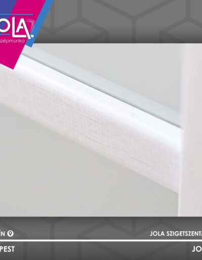 Basic CPL fehér len beltéri ajtók üvegezéssel, budapesti otthonban