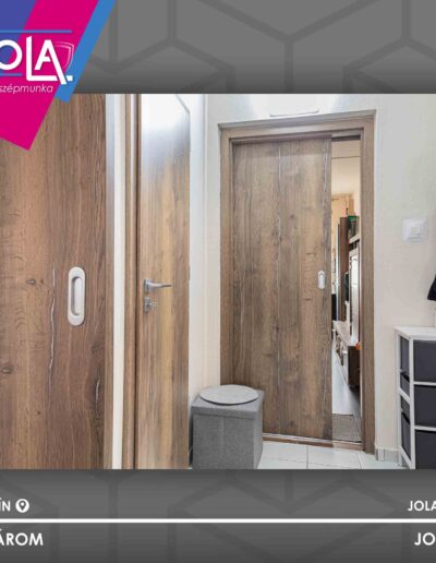 Basic CPL Kisbér toló- és nyíló beltéri ajtó ónos tölgy színben, Komárom.