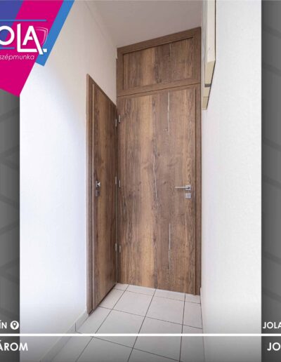 Basic CPL Kisbér ajtók toló és nyíló kivitelben, ónos tölgy színben, Komárom