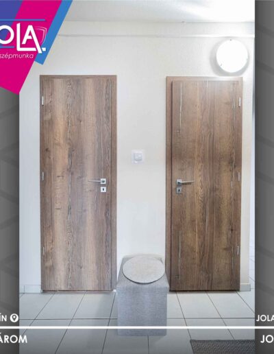 Basic CPL Kisbér beltéri ajtók ónos tölgy színben, toló és nyíló kivitelben, Komárom