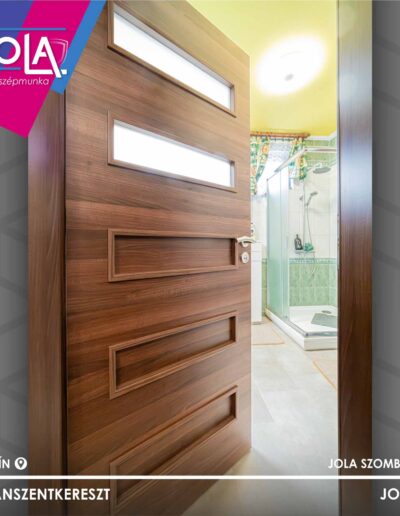 Arad beltéri ajtó üveges kivitelben Táplánszentkereszten