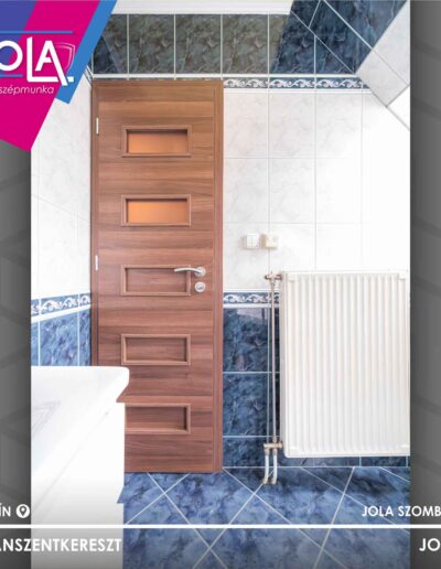 Basic CPL Arad üveges beltéri ajtó dohányzó színben Táplánszentkereszten