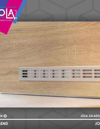 Basic CPL beltéri ajtó szellőzőráccsal Körmenden, vízszintes mintával