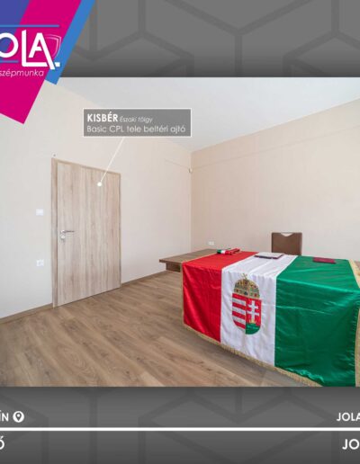 Basic CPL Kisbér északi tölgy beltéri ajtó beépítés Tényőn JOLA Győr