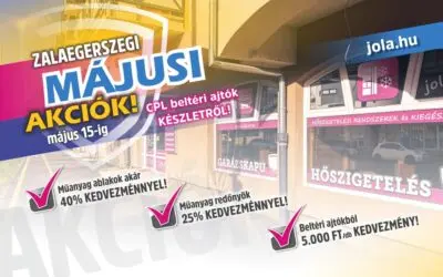 Zalaegerszegi májusi akciók!