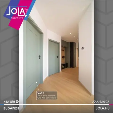 Zsálya CPL Plus Vas beltéri ajtók fekete szerelékkel Budapesten