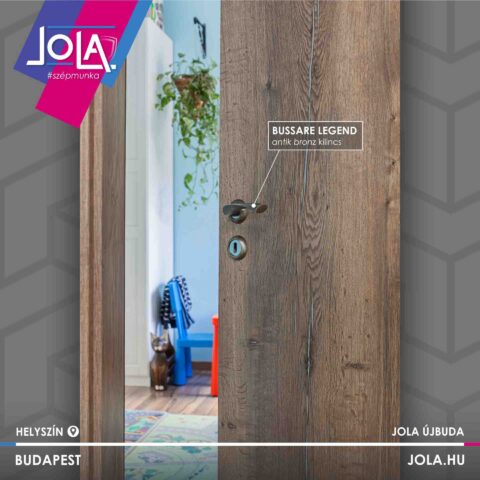 Basic CPL Jászberény beltéri ajtó ónos tölgy mintázattal, BASAK üvegezéssel, Budapest
